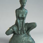 Скульптура девушки (бронза)