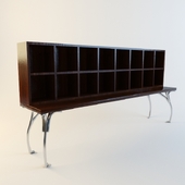 Desk with shelves