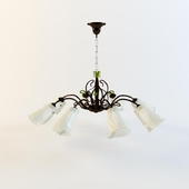 Chandelier with flowers
