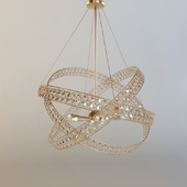 The chandelier in the modern style