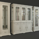 Cabinet with showcase