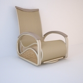 Кресло-качалка ротанговая