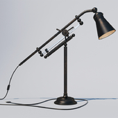 French Industrial Rail Task Table Lamp