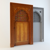 Дверь в восточном стиле