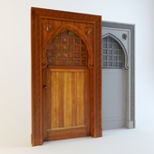 Door in Oriental style