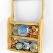 Shelf for utensils