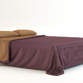 Покрывало и подушки "max purple"