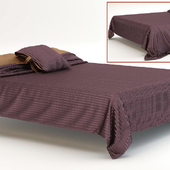 Покрывало и подушки "max purple"