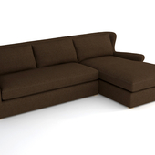 Winslow sectional brown linen 7843-3102 LAF
