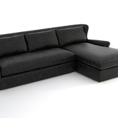 Winslow leather sectional 7843 & wool-3104 LAF