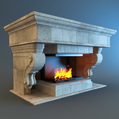 Old fireplace