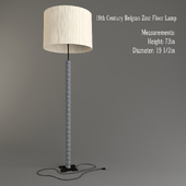 19th Century Belgian Zinc Floor Lamp