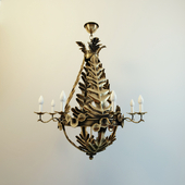 Wrought iron chandelier