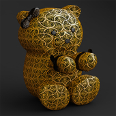Teddy bear in Baroque