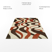 Twist rug by Paul Smith