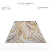 London swirl rug by Paul Smith