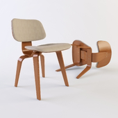 Upholstered Molded Plywood Dining Chair