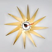 George Nelson Turbine Clock by Vitra