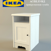 IKEA Aspelund bedside table