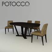 POTOCCO Elide, POTOCCO Aura chair table