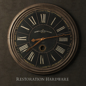 Restoration Hardware-London Rail Clock
