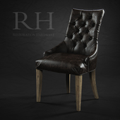 Martine leather armchair