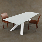 BONALDO'S Big Table, Chair BoConcept 169e