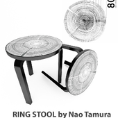 Rings stool by Nao Tamura