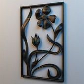 Wrought iron flowers