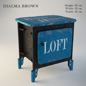 Dialma Brown 1-door cabinet