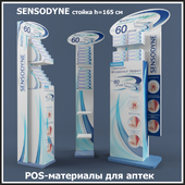 Рекламная стойка Sensodyne (POS-материалы)