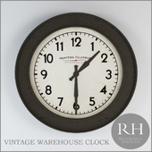 NEW VINTAGE WAREHOUSE CLOCK