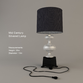 Mid Century Silvered Lamp