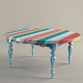 Striped table