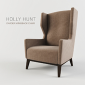 holly hunt darder wingback chair