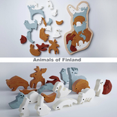 puzzle Animals of Finland
