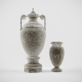 Stone Urn and Vase