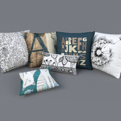 Modern decorative pillows