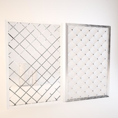 Mirror tiles with fascetom + stitch