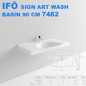 IFO SIGN ART WASH BASIN 90 CM 7482