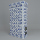 Tiled stove in "Dutch" style