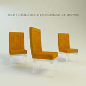 Lucite Charles Hollis Jones designed Chairs 1970s
