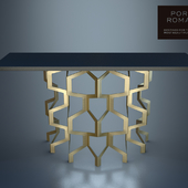 PORTA ROMANA | Honeycomb Console Table