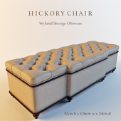 Hickory Chair Wyland Storage Ottoman