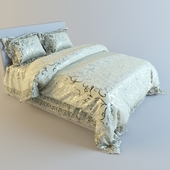 bed set with lace