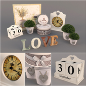 Romantic decorative set "Love"
