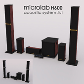 Microlab Acoustic System 5.1 H600 (standard/white)
