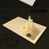 Blanco sink and faucet Blanco 45s Idessa Actis