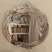 Венецианское зеркало овальное