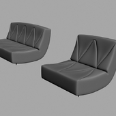 Armchair and sofa company Bruhl. Colette Model.